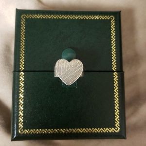 Mignon Faget Box Heart Ring Vintage